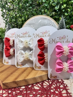 Laços festa de natal na internet