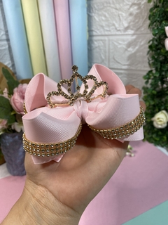 Laço princesa coroa