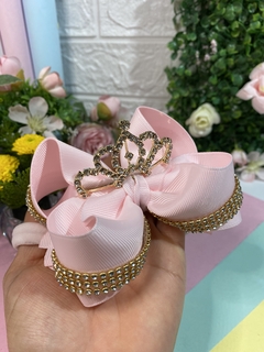 Laço princesa coroa