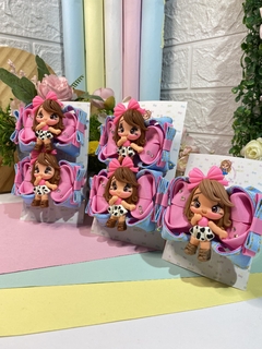 Parzinho de boneca tema fazendeira - comprar online