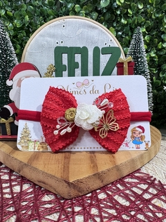 Imagem do Faixinha baby flor delicada natal