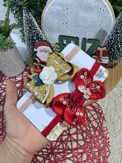 Faixinha baby flor delicada natal na internet