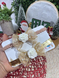 Faixinha baby delícia flor aramado festas