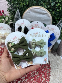 Parzinho baby de linho personalizado - comprar online