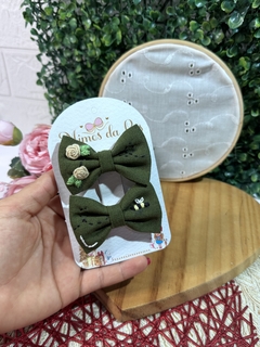 Parzinho baby de linho personalizado na internet