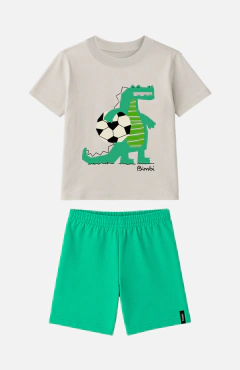 Conjunto Croco Soccer Bimbi - Poppy Kids Moda Infantil
