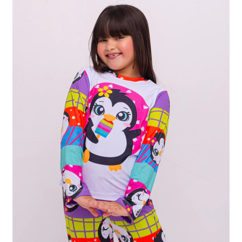 Pijama Pinguim Colorê