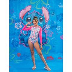 Imagem do Maiô Stitch Rosa