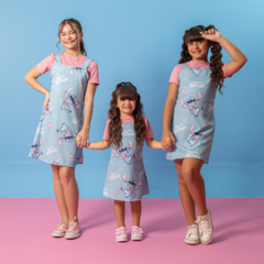 Salopete Stitch - Poppy Kids Moda Infantil