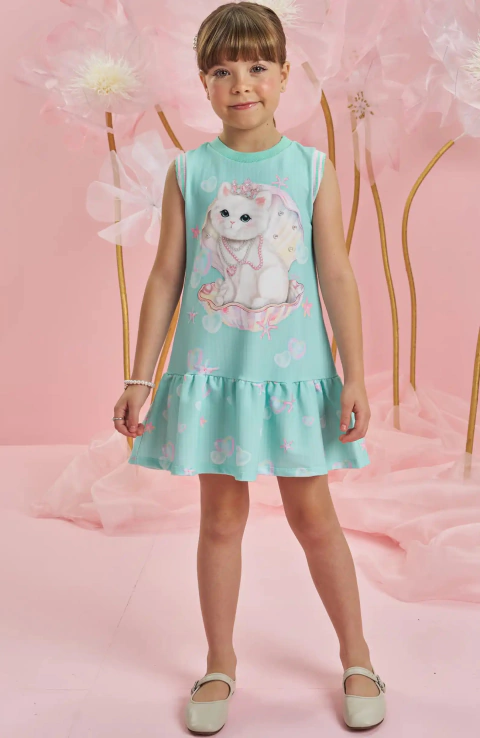 Vestido Little Cat Infanti - comprar online