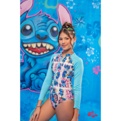 Maiô Stitch Azul