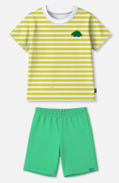 Conjunto Dino Listrado Bimbi na internet