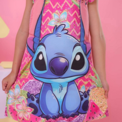 Vestido Stitch Tropical - Poppy Kids Moda Infantil