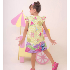 Vestido Stitch Frutas - Poppy Kids Moda Infantil