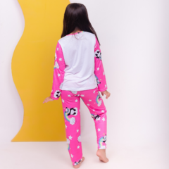 Pijama Panda Arco-Íris - Poppy Kids Moda Infantil