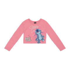 Blusa Stitch Rosa na internet