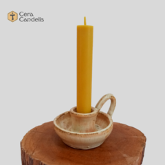 Castiçal de cerâmica branco N° 1 - comprar online