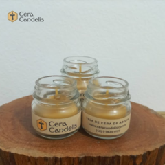 Velas decorativas no pote de vidro 3 un. - comprar online