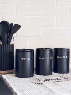 Set latas vintage black - comprar online
