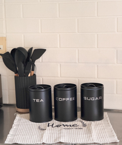 Set latas vintage black