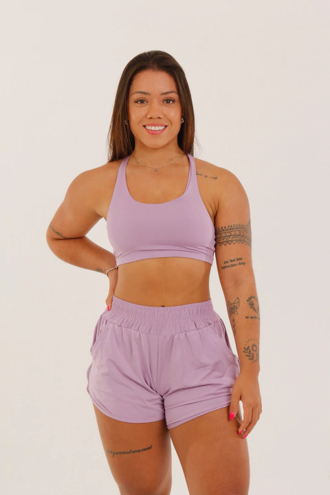 Top Comfy Lilás Pastel