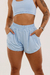 Short Comfy Azul Pastel na internet