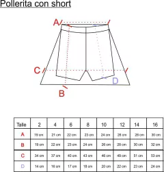 Imagen de POLLERITA CON SHORT COLEGIAL!