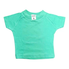 Imagen de Remera manga corta de bebe lisa 100% algidón