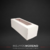 CAJA PARA BUDIN O 3 CUPCAKES CON VISOR BLANCA x 1 unidad