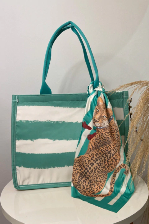 Bolsa listrada náutica