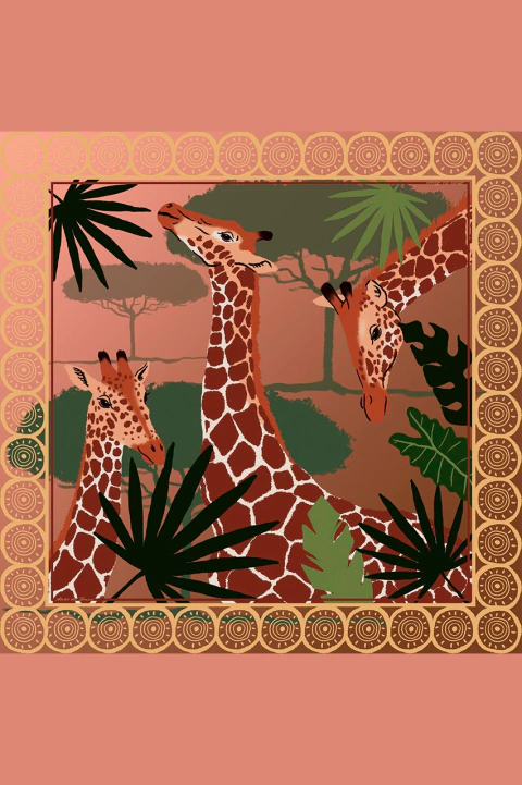Lenço Safari Girafas - loja online