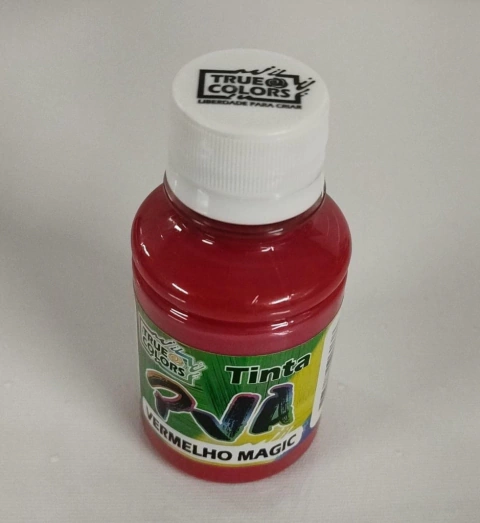 TINTA PVA TRUE COLORS 100ML VERMELHO MAGIC