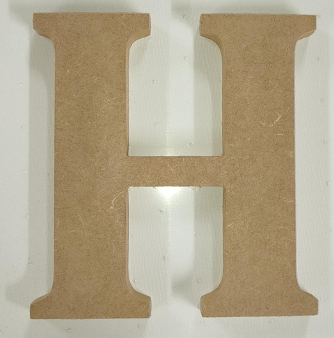LETRA H MDF JL13666