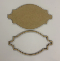 PLACA COM MOLDURA MDF CR1027 - comprar online