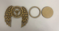 APLIQUE EM MDF SHAKER BOX ASA RELÓGIO CR843 - comprar online