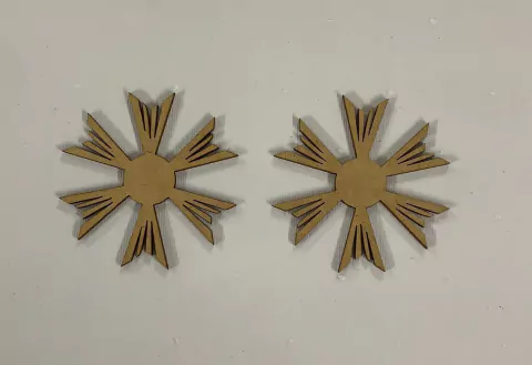 APLIQUE RESPLENDOR 2 UNIDADES MDF OA41