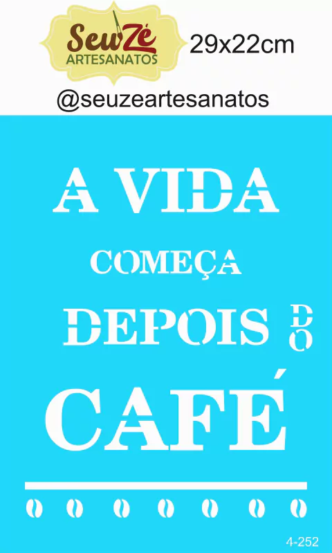 STENCIL SEU ZE 4-252