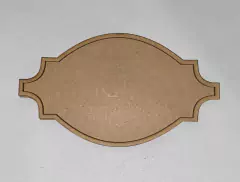 PLACA DECORATIVA COM MOLDURA MDF CR1029