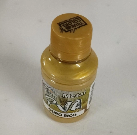 TINTA PVA METAL TRUE COLORS 100ML OURO RICO