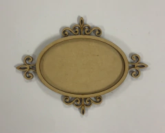 PLACA COM MOLDURA MDF CR1025