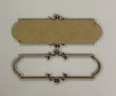 PLACA COM MOLDURA CR1021 - comprar online