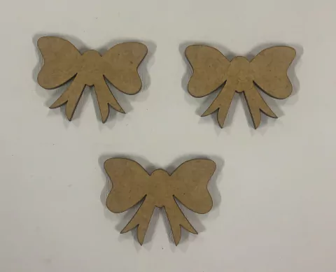 APLIQUE LAÇO 3 UNIDADES MDF APL27