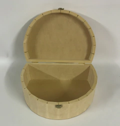 CAIXA BAÚ MEIA LUA COM FECHO LU205 - comprar online