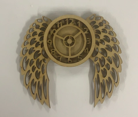 APLIQUE EM MDF SHAKER BOX ASA RELÓGIO CR843