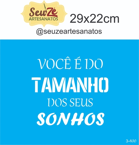 STENCIL SEU ZE 3-400