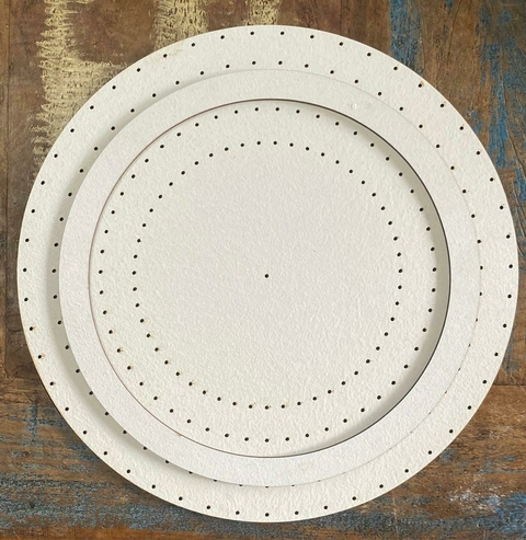 MANDALA DE APLICAR PÉROLAS BRANCO OA04