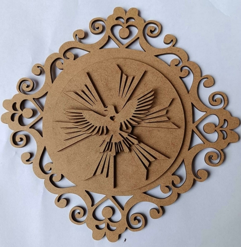 MEDALHA ESCAPULÁRIO ESPIRITO SANTO P OA1027