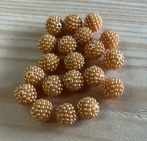 BOLA CRESPA DOURADA - CT40