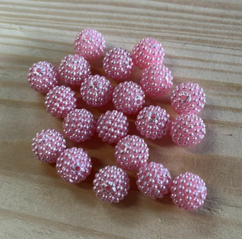 BOLA CRESPA ROSA - CT41