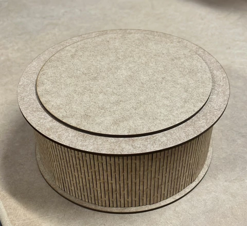 CAIXA REDONDA COM TAMPA DUPLA OA1661